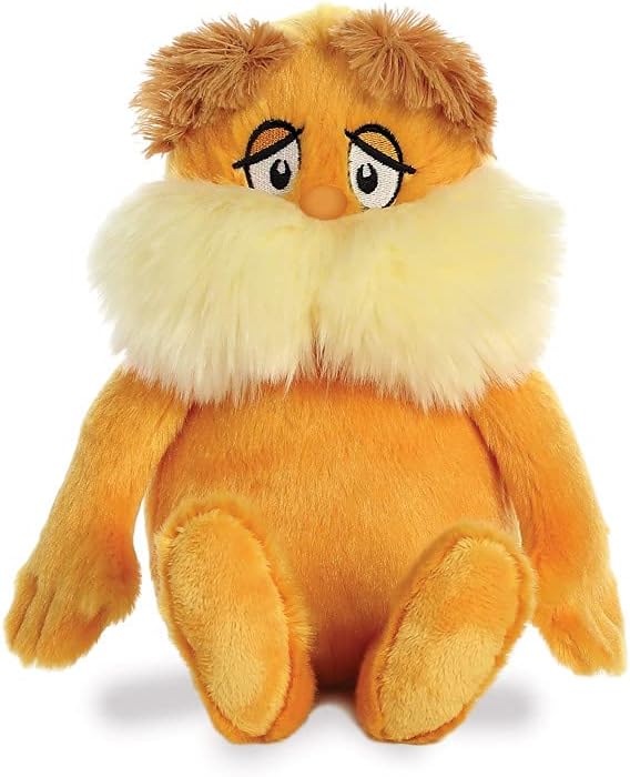 Dr Suess The Lorax Soft Toy, 7.5"