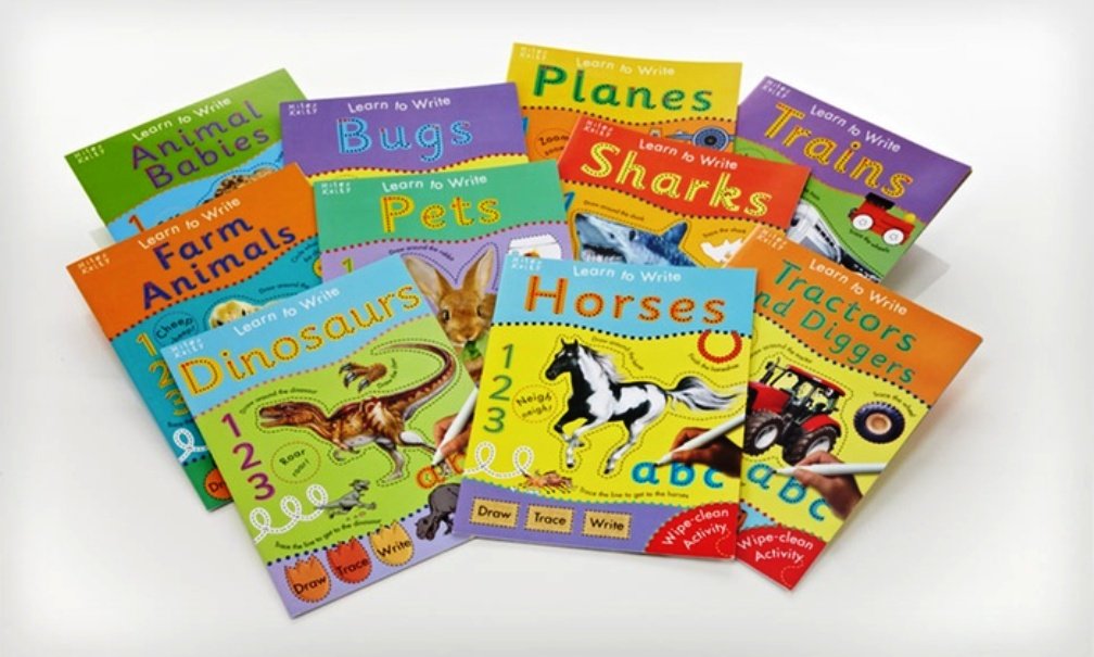 Wipe Clean Learn To Write 10 Books Collection Set