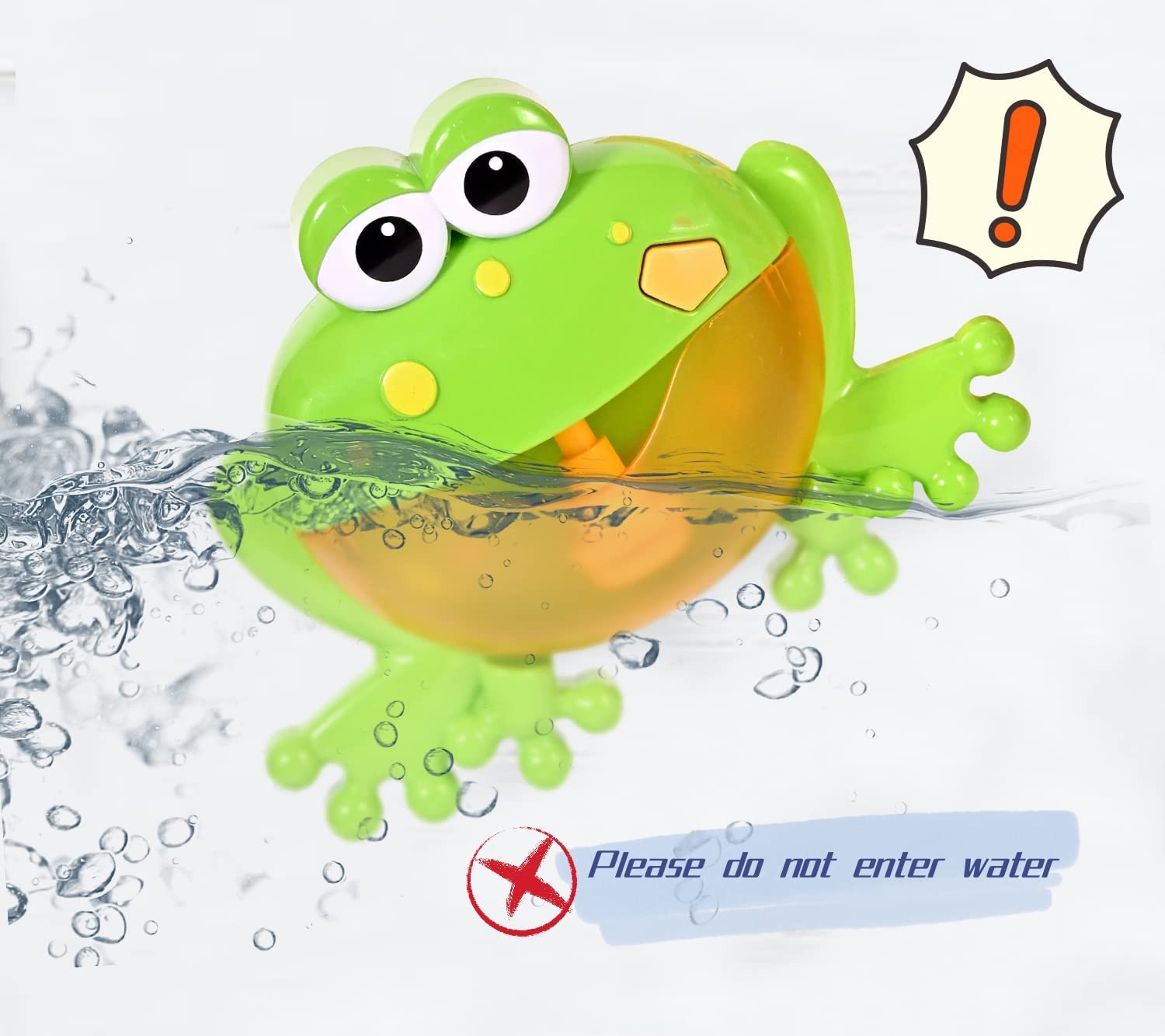 Bathtub bubble hot sale frog