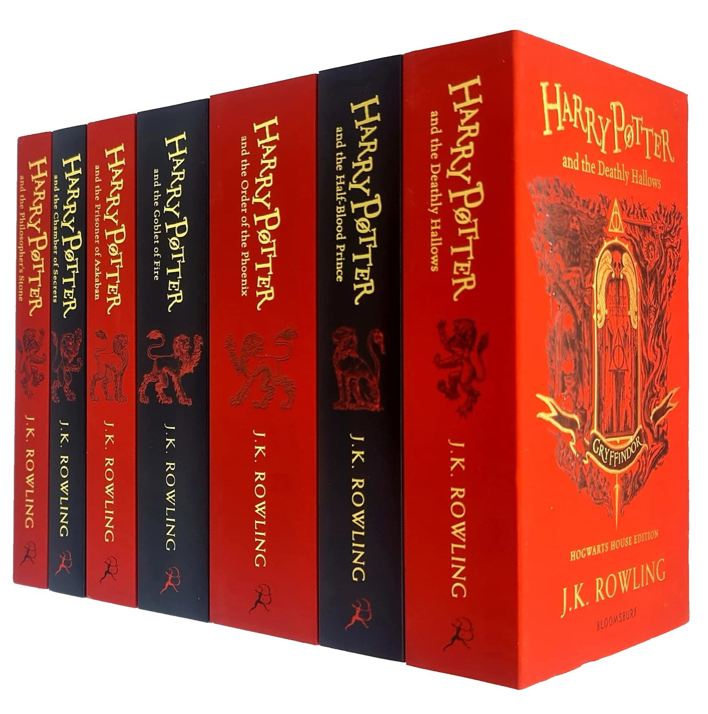 Harry Potter Gryffindor House Editions 7 Books Set