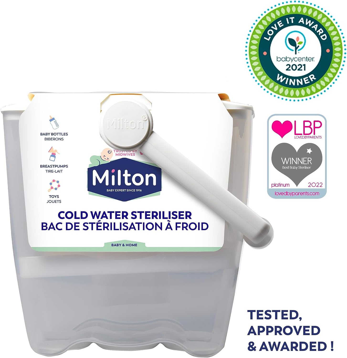 Milton cold water sales steriliser