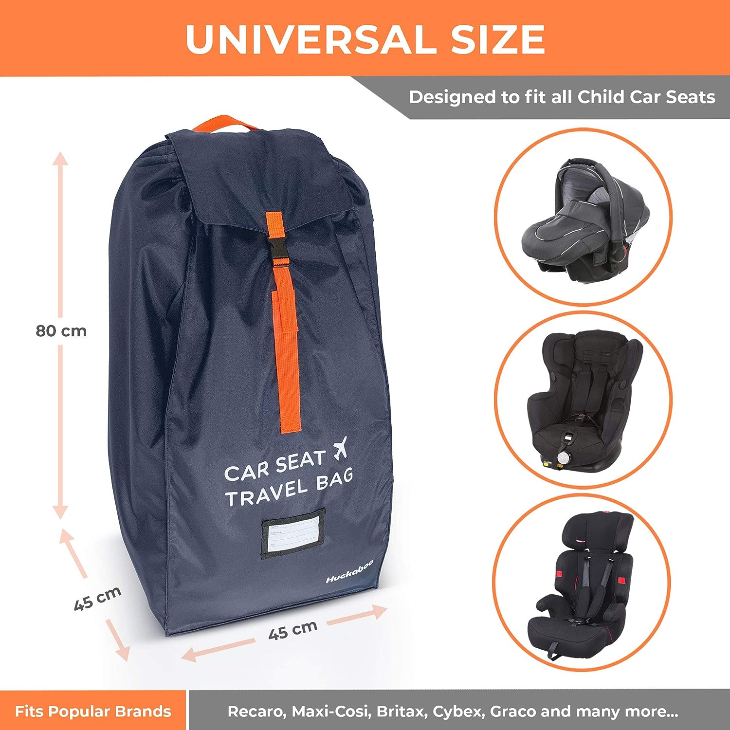 Child car seat carrier for clearance travel