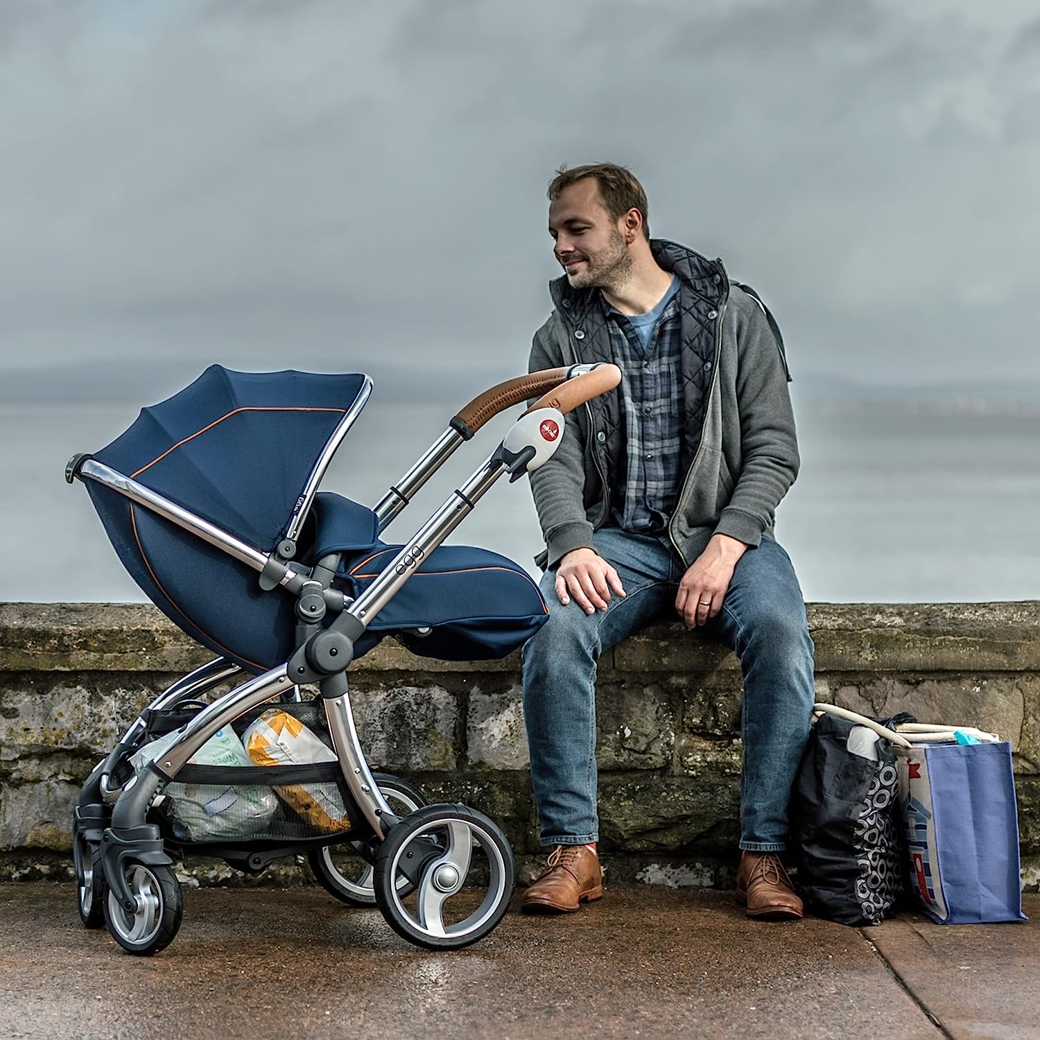 Petrol blue hotsell egg pram