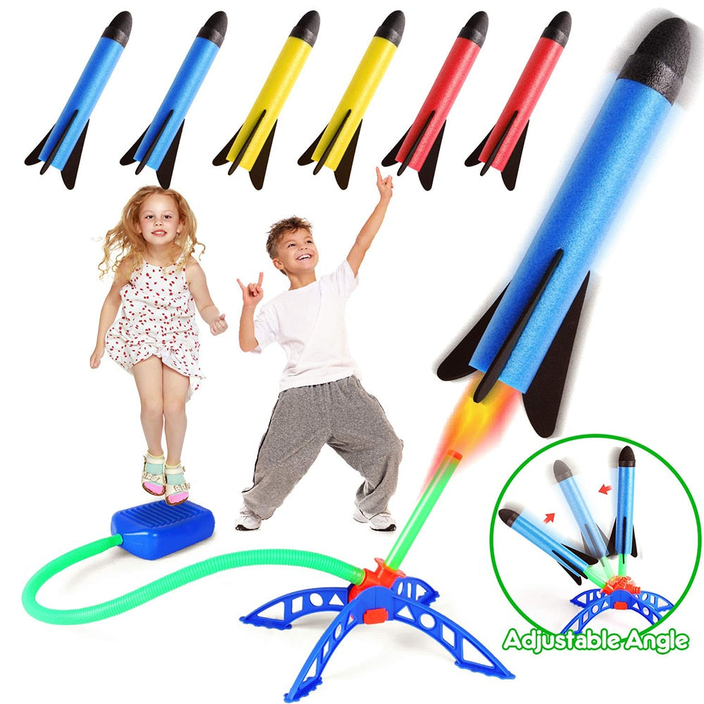 Air Rocket Foot Pump Launcher Angels Herald